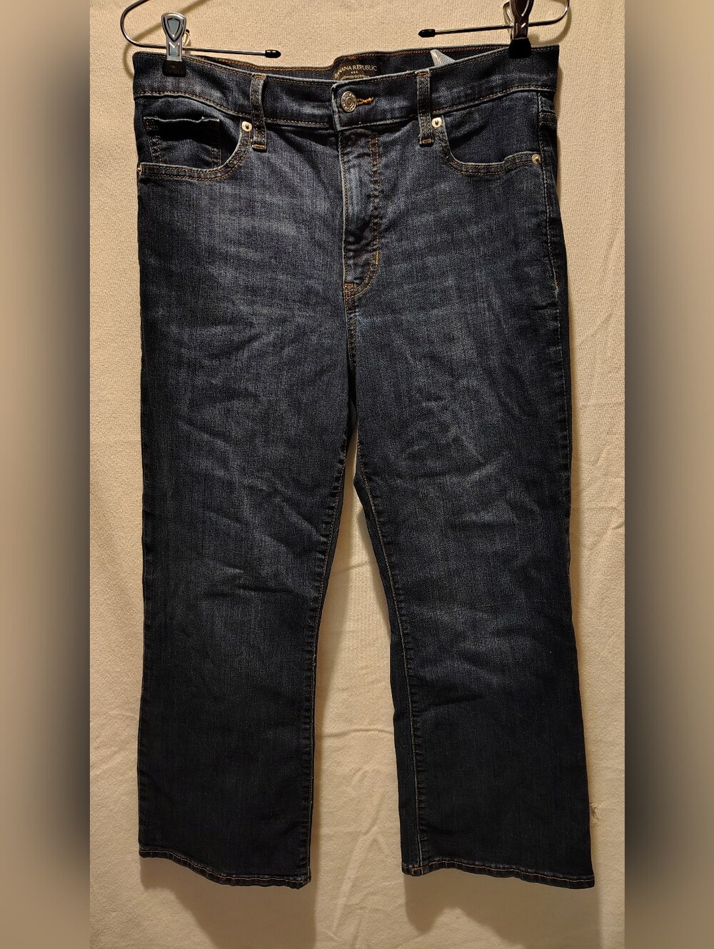 Banana Republic Hi-Rise Bootcut Cropped Women's Jeans Size 29/8 - Picture 7 of 9